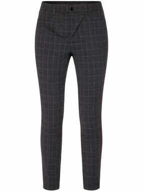 LOFT Windowpane Gray Leggings Size 6P Petite